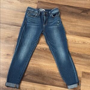 Sam Edelman Blue Ankle Cropped Jeans